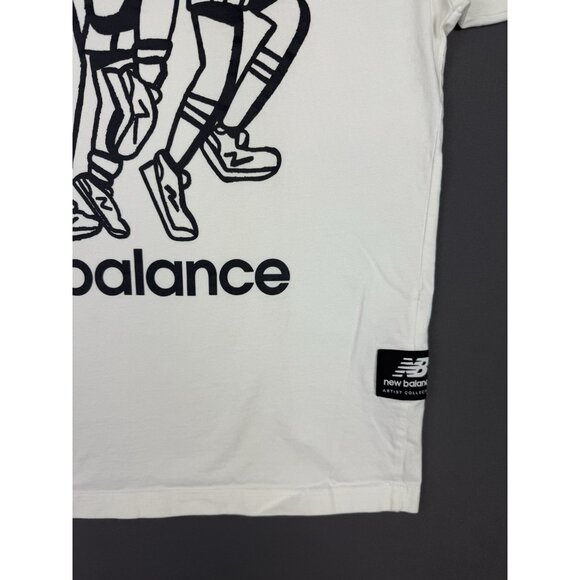 New Balance Artist Edition Art Graphic Sebacuri White Shirt Medium Rare Sports - Picture 7 of 16